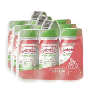 Babybio 베이비 크로이센스 스텝3 아기 우유 10개월-3살 250ml 6개입 3팩, 18개