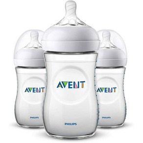 Philips Avent Natual 필립스 아벤트 네츄럴 젖병 260ml 3팩, 3개