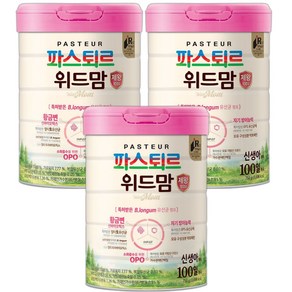 파스퇴르 위드맘 100일 제왕 분유, 750g, 3개