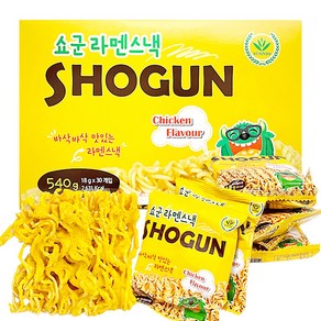 쇼군 라멘 스낵, 18g, 60개