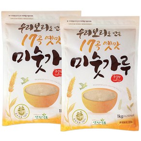 삼진 우리 보리로 만든 옛맛 미숫가루 1kg+1kg, 1kg, 2개