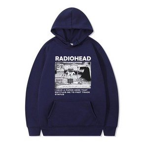 라디오헤드 adiohead 후드티 NEU Radiohead 북미 투어 Hoodie EU 크기 남성 콘서트 후드 여성 100 Cotton Hooded Sweatshit Mens