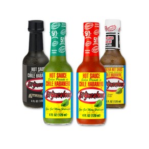 EL yucateco 멕시코 정통 하바네로 매운 핫 소스 4종 택1, 120ml, 1개