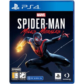 PS4 스파이더맨 마일즈 모랄레스 한국 정발 중고품, 중고 / 시디 케이스 깨끗