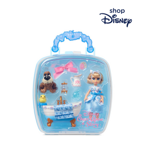 [Disney's] 디즈니 스토어 신데렐라 베이비돌 인형 가방 피규어 세트 Disney's Once Upon a Stoy Mini Doll Playset, 1개