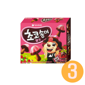 오리오 초코송이딸기, 3개, 216g
