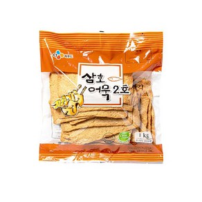 씨제이씨푸드 삼호어묵2호어묵 사각 1kg [연육함량60%] 고급어묵, 1, 1