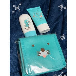 식물나라 가벼운 수분 선 젤 로션 보노보노 더블 기획 60mL x 2개 + 보냉백 증정 SPF50+ PA++++