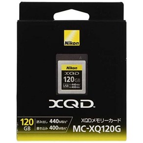 Nikon XQD 메모리 카드 블랙 120GB MC-XQ120G, 1개