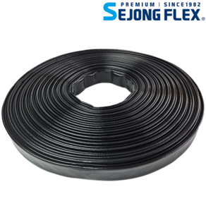 (주)세종플렉스 스프링클러 호스 검정 25mm X 50m 고압용, 1개