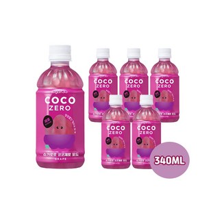 슈가로로 코코제로 340ml 포도 24개(1box)/무설탕/제로음료/무배, 24개