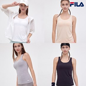 휠라 (24SS) FILA 에센셜 브라탑 4종 패키지(런닝형)