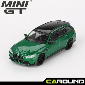 미니지티(764) 1:64 BMW M3 컴피티션 투어링 - 그린 메탈릭, 1개