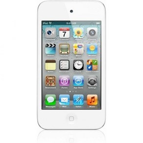 MP4 MP3와 호환되는 뮤직 플레이어 Apple iPod Touch 4세대 32GB 화이트 갱신