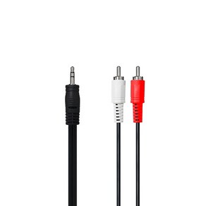 LANSTAR LS-2RST 3.5mm to 2RCA 케이블 (LS-2RST-1.5M 1.5m) 케이블-기타케이블, 1개, 선택1