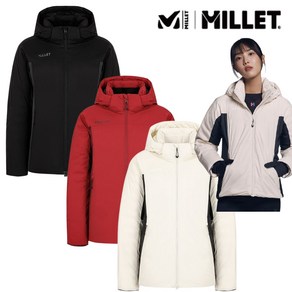 밀레 MILLET 여성 여자 24FW 품질보증 따뜻한 마운틴 아웃도어 등산 중량급 거위털 구스 다운 패딩 자켓 점퍼