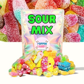 SOUR MIX 사우어 믹스 스웨디시 젤리 스웨덴 캔디, 1개, 180g