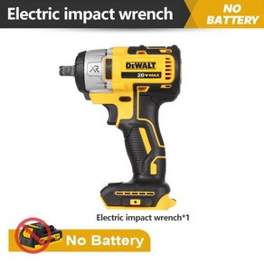 Dewalt 무선 임팩트 렌치 전기 공구 20V 배터리용 DCF880 2300RPM 203N.m, 1개, [01] No battey