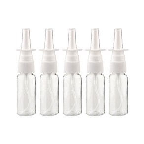 포포라운지 코스프레이 공병 코분무기 식염수 코세척 용기, (20ml 회전형 투명), 5개