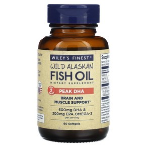 윌리스 파이니트스 오메가3 피쉬 오일 Fish Oil 60소프트젤, 1개, 60정