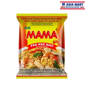 태국 MAMA 마마 오리엔탈 스타일 팟키마오 라면 60g, 1개