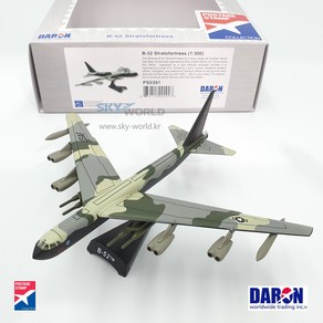 다론 비행기모형 B-52 스트래토포트리스 폭격기 모형 Statofotess 핵무기 다이캐스트 1대300 Daon Postage Stamp PS5391 스카이월드, 1개