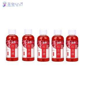 용왕낚시 고농도 물벼룩 집어제 낚시떡밥 첨가제 GU DAO XIANG 홍충액기스 홍충액 60ML