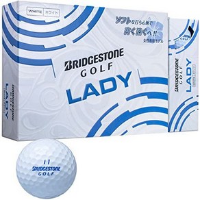 일본직발송 9. BRIDGESTONE (브리지스톤) 골프공 LADY LBWXJ B010UKMJYO, One Size_화이트, 1개, 화이트