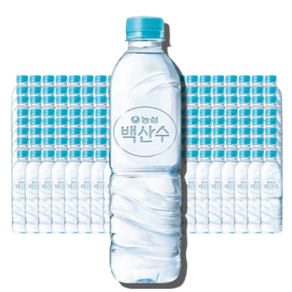 회의 외출 등산 물 특가배송 백산수 라벨없는 500 에코생수, 160개, 500ml