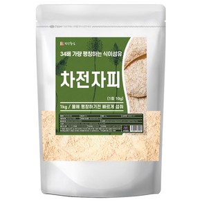 건강중심 차전자피 분말 차전피, 1개, 1kg