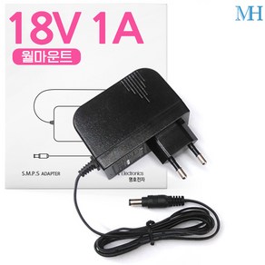 명호전자 18V 아답터 DC 18V 1A 2A 3A 3.3A 어댑터