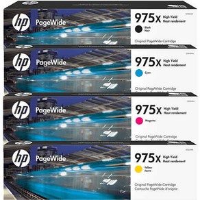 HP 975X 정품잉크 4색세트 LOS09AA LOS00AA LOS03AA LOS06AA 452dw / 477dw / 552dw / 577dw / 577z, HP 975X LOS03AA 빨강, 1개