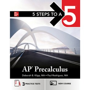 (영문도서) 5 Steps to a 5: AP Pecalculus Papeback, McGaw-Hill Companies, English, 9781266716690