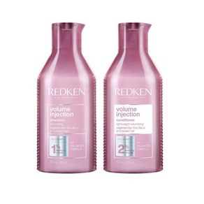 REDKEN 레드켄 볼륨 인젝션 샴푸300ml 1개+ 컨디셔너 300ml 1개 총2개입, 2개