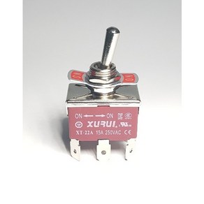 토글 스위치 XT-22A 6PIN / 15A 250V, 1개