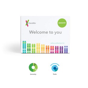 23andMe Ancesty+Taits Sevice 개인 유전자 DNA 검사, 1개, 1개