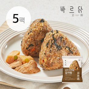 바르닭 삼각주먹밥 감자탕, 5개, 100g