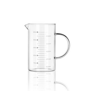 강화유리 계량컵 JG-500, 혼합색상, 500ml, 1개