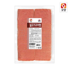 사조오양 불고기구이햄 1kg, 9개