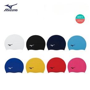 MIZUNO 미즈노 실리콘 캡 수모 수영 모자 남녀공용 N2JW8040, 레드, 1개