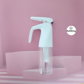 [롤킹]미니트 투명 분무기 미용실 미세분사 안개 분사 스프레이 250ml, 투명분무기, 1개