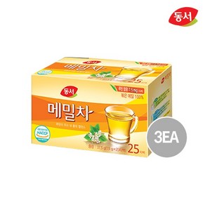 동서 메밀차 37.5g x 3개, 25개입, 6개