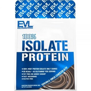 에볼루션 뉴트리션 ELV 100퍼센트 아이솔레이트 더블 리치 초콜릿 1lb, 454g, 1개