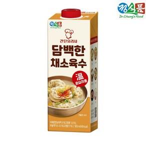 정식품 담백한 채소육수 950mlx12팩, 950ml, 12개