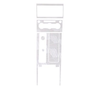 wooca 디스커버리5 호환 기어공조기 터치스크린패널 데칼스티커, 4.3D카본화이트 데칼스티커, 1개