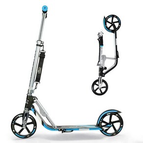 HUDORA BigWheel 205 오리지널 RX Po 기술 접이식 시티 스쿠터, Kick scoote, Blue, 1개