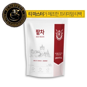 Geatea 그래이티 국산 볶은 팥 차 50티백, 1개, 50개입, 2g