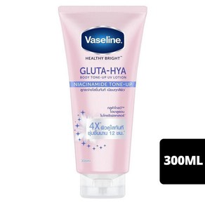 바세린 브라이트 바디로션 Vaseline Bight Gluta Hya 300, 2개, 300ml