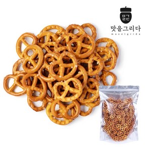 맛을그리다 미니 프레첼 솔트 400g / 주전부리 안주 간식 인간사료, 1개