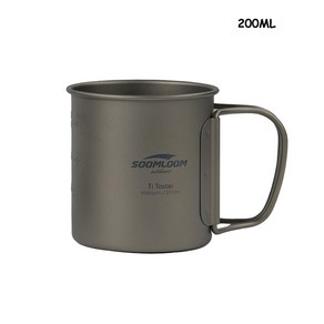 숨룸 야영 티타늄 머그컵 200/300/450ML 1개